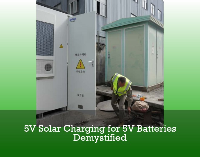 5V Solar Charging for 5V Batteries Demystified